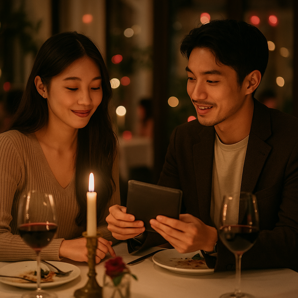 匿名配對初次約會：情人節餐費怎麼談才不尷尬
